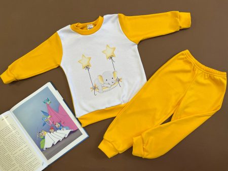 pidžama za bebe, pamučna pidžama, pidžama za djecu, jednodjelna pidžama s drikerima, udobna pidžama za miran san, dječija odjeća od pamuka, pidžama sa dugim rukavima.