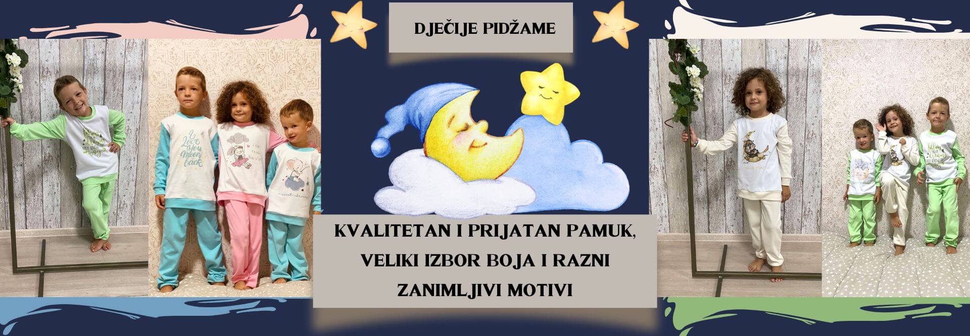 pcelica maja pidzame za bebe i djecu