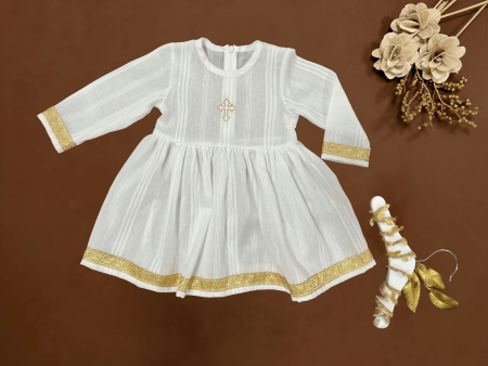 Svečana haljina za krštenje za djevojčice sa personalizovanim vezom