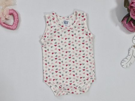 Bodi atlet štampa - srce print