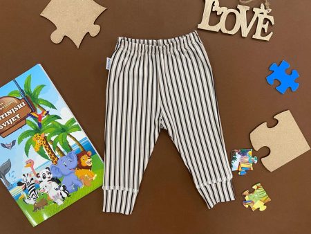 Pamučne bebi pantalone na pruge