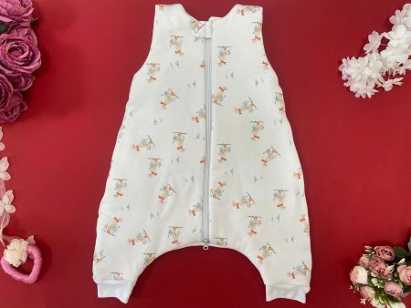 Pamučna vreća za spavanje za bebe bez rukava – I love Dad Mom