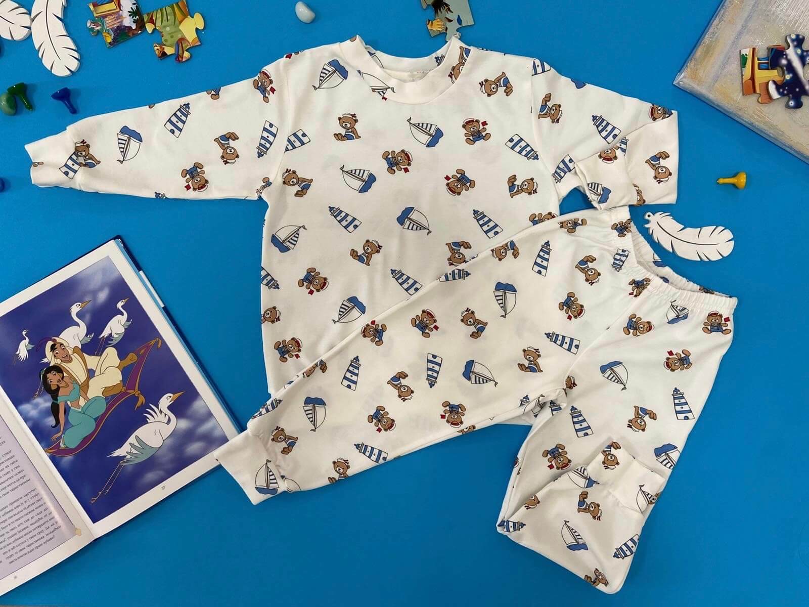 Pamučna pidžama za djecu – dvodijelni komplet Pamučna pidžama za djecu – dvodijelni komplet