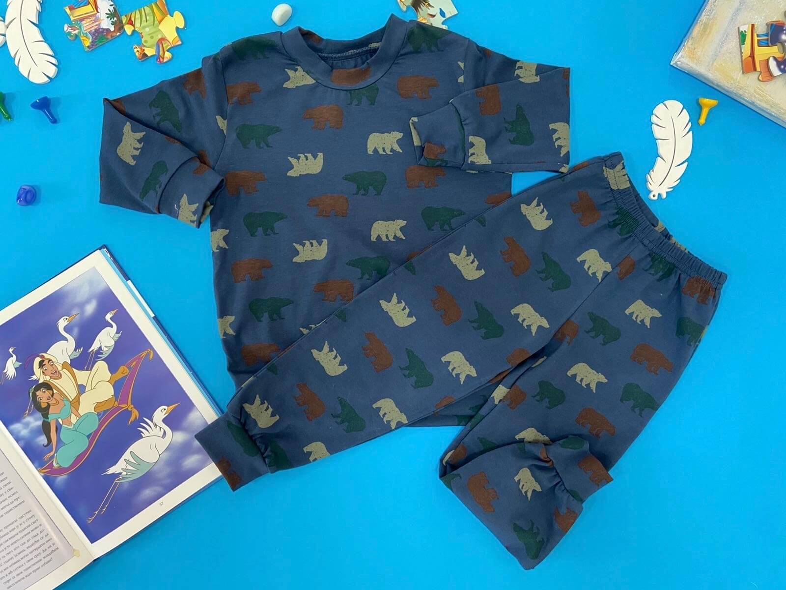 Pamučna pidžama za djecu – dvodijelni komplet Pamučna pidžama za djecu – dvodijelni komplet