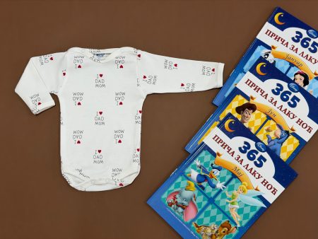 Bebi bodi dug rukav – nježni dječiji dezeni